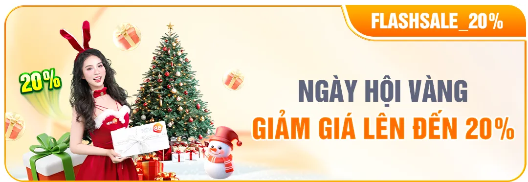 new88 ngày hội vàng giảm giá lên đến 20%